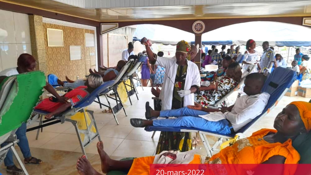 Collecte de Sang à la paroisse Sacré Cœur de N’douci.